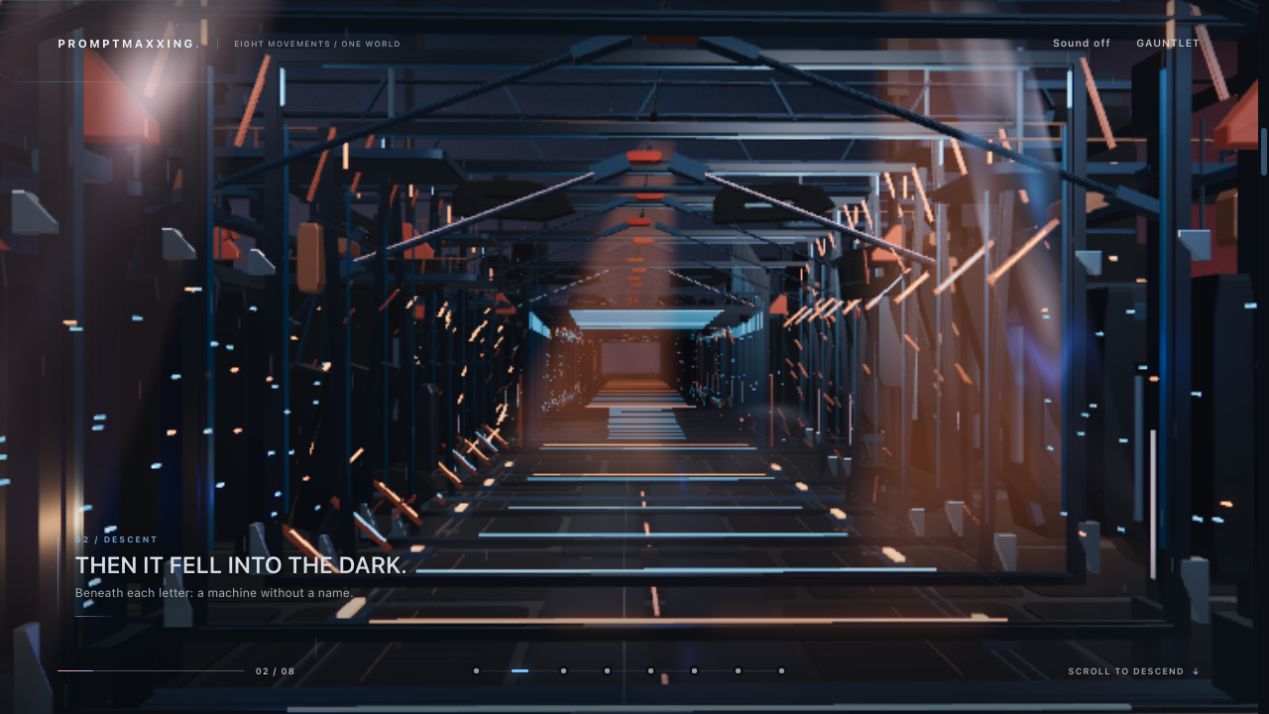 Slate: the previous Descent chapter and its industrial passage.